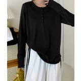 ヘンリーネック長袖Tシャツ | aimoha  | 詳細画像4 