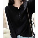 ヘンリーネック長袖Tシャツ | aimoha  | 詳細画像5 