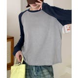 ラグランスリーブ長袖Tシャツ | aimoha | 詳細画像2