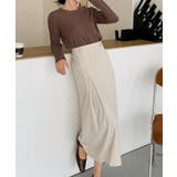 【BANICO】ボックスプリーツ フレア ミディスカート | aimoha  | 詳細画像6 