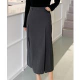 【BANICO】ボックスプリーツ フレア ミディスカート | aimoha  | 詳細画像16 