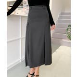 【BANICO】ボックスプリーツ フレア ミディスカート | aimoha  | 詳細画像2 