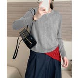 エアリータッチクルーネックニットカーディガン | aimoha  | 詳細画像4 