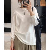 ラグランスリーブコットンロングTシャツ | aimoha | 詳細画像9