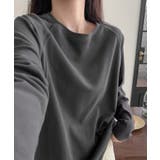 ラグランスリーブコットンロングTシャツ | aimoha | 詳細画像4