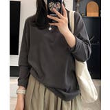 ラグランスリーブコットンロングTシャツ | aimoha | 詳細画像8