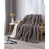 グレー | aimoha home大判シンプルブランケット【AW】 | aimoha 