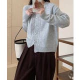 【Banico】ケーブルニットカーディガン【AW】 | aimoha | 詳細画像6