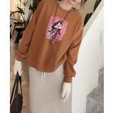 ガールプリント裏起毛スウェット【AW】 | aimoha  | 詳細画像3 