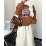 メッセージプリント裏起毛スウェット【AW】 | aimoha  | 詳細画像7 