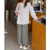 ロゴプリントカジュアル長袖Tシャツ | aimoha | 詳細画像2