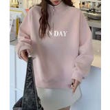 ロゴプリントハーフジップトレーナー | aimoha  | 詳細画像8 