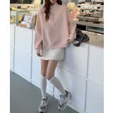 ジップデザインカジュアルスウェットハーフジップ | aimoha  | 詳細画像3 