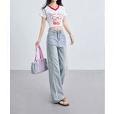 ライトデニムワイドパンツ | aimoha | 詳細画像4