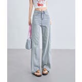 ライトデニムワイドパンツ | aimoha | 詳細画像7