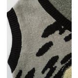 【HOOK】激かわモコモコアヒル刺繍Vネックニットベスト ストリート系 ロンT | HOOK | 詳細画像6