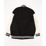 ユニセックスアメカジワッペン刺繍スタジャンジャケット ストリート系 ロンT | HOOK | 詳細画像10