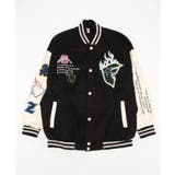 ユニセックスアメカジワッペン刺繍スタジャンジャケット ストリート系 ロンT | HOOK | 詳細画像9