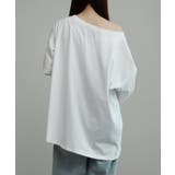 ワンショルダー風ビッグTシャツ | aimoha  | 詳細画像8 