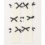 【HOOK】for girls リボンたっぷりルーズソックス レッグウォーマー | HOOK | 詳細画像1