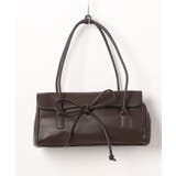 モカ | 【BAG】フロントリボンハンドバッグ | aimoha
