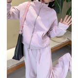 ハイネックダブルジップスウェットジャケット | aimoha  | 詳細画像5 