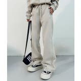 ダークベージュ | 裏起毛スウェットパンツ【AW】 | aimoha 