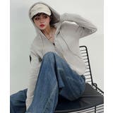 裏起毛フルジップショートパーカー【AW】 | aimoha  | 詳細画像1 