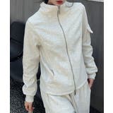 杢グレー | 裏起毛ダブルジップジャケット【AW】 | aimoha