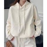 オーバーサイズ裏起毛スウェットパーカー【AW】 | aimoha  | 詳細画像3 