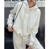 杢グレー | オーバーサイズ裏起毛スウェットパーカー【AW】 | aimoha 