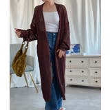 【Aimoha】透け編みロング丈カーディガン | aimoha | 詳細画像9