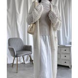 【Aimoha】透け編みロング丈カーディガン | aimoha | 詳細画像25