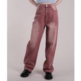 【HOOK】for girls ウォッシュデニムワイドパンツ | HOOK | 詳細画像4