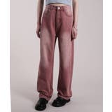 【HOOK】for girls ウォッシュデニムワイドパンツ | HOOK | 詳細画像5