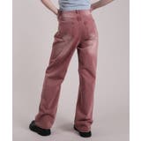 【HOOK】for girls ウォッシュデニムワイドパンツ | HOOK | 詳細画像6