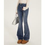 【HOOK】for girls Y2Kウォッシュフレアジーンズ | HOOK | 詳細画像4 