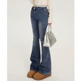 【HOOK】for girls Y2Kウォッシュフレアジーンズ | HOOK | 詳細画像5 