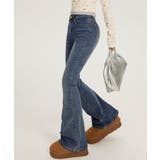 【HOOK】for girls Y2Kウォッシュフレアジーンズ | HOOK | 詳細画像6 