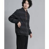 aimoha men Urban Grid Bomber ジャケット ブルゾン | aimoha men | 詳細画像12