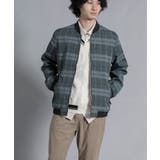 aimoha men Urban Grid Bomber ジャケット ブルゾン | aimoha men | 詳細画像16