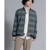 aimoha men Urban Grid Bomber ジャケット ブルゾン | aimoha men | 詳細画像19