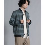 aimoha men Urban Grid Bomber ジャケット ブルゾン | aimoha men | 詳細画像22