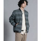 aimoha men Urban Grid Bomber ジャケット ブルゾン | aimoha men | 詳細画像27