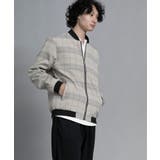 aimoha men Urban Grid Bomber ジャケット ブルゾン | aimoha men | 詳細画像34