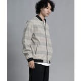 aimoha men Urban Grid Bomber ジャケット ブルゾン | aimoha men | 詳細画像40