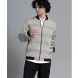aimoha men Urban Grid Bomber ジャケット ブルゾン | aimoha men | 詳細画像42