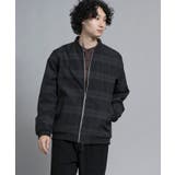 aimoha men Urban Grid Bomber ジャケット ブルゾン | aimoha men | 詳細画像5