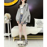 ワッフルオーバーサイズパーカー 韓国ファッション ワンピース | aimoha | 詳細画像2