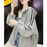 ワッフルオーバーサイズパーカー 韓国ファッション ワンピース | aimoha | 詳細画像4